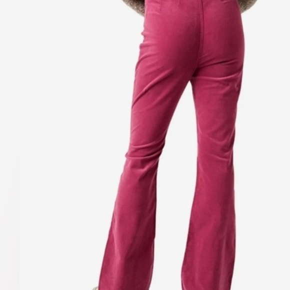 🌸 We The Free Jadye Corduroy Flare Pants Jeans Sz 28 High Waisted Boho - Picture 3 of 15